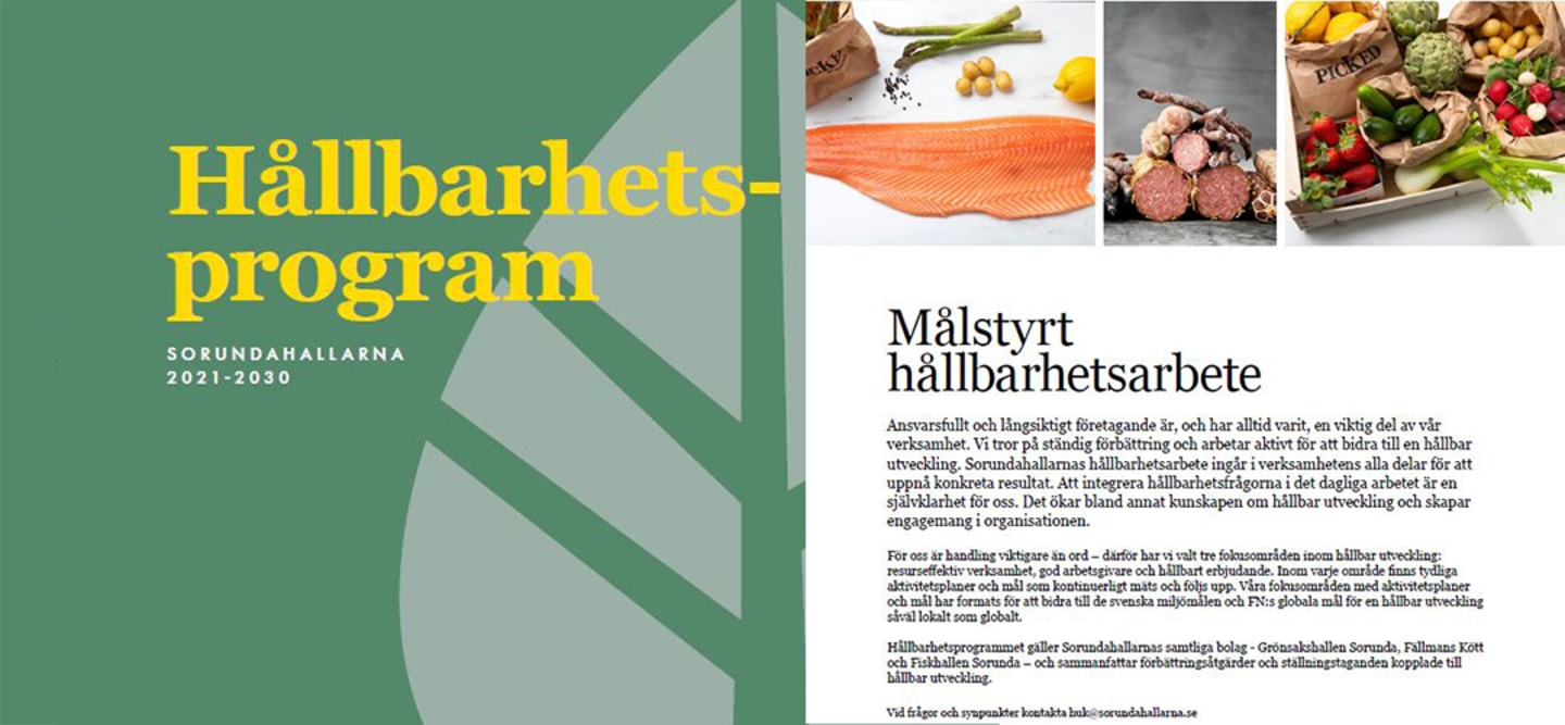 Vårt hållbarhetsprogram